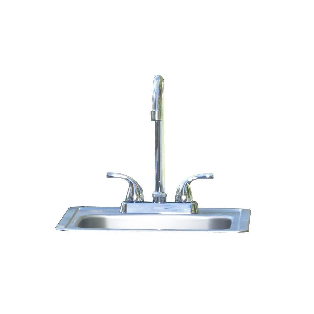 BullBull Stainless Steel Sink with Faucet 12389 12389- BetterPatio.com