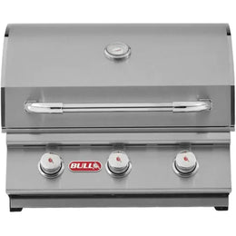 Bull Steer Premium 24-Inch Drop In Grill with 3 Burners, 45,000 BTUs
