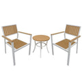 Blue Wave Patio Furniture Set with White Frame NU6799