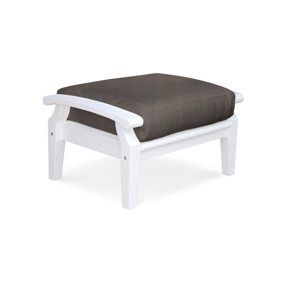 Douglas Nance Cayman White Deep Seating Ottoman DN2204W - BetterPatio.com