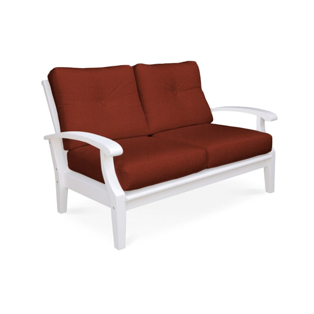 Douglas Nance Cayman White Deep Seating Loveseat DN2202W - BetterPatio.com