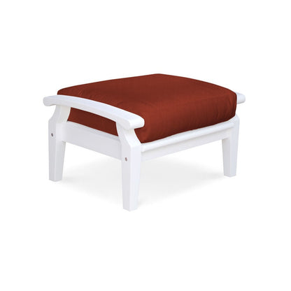 Douglas Nance Cayman White Deep Seating Ottoman DN2204W - BetterPatio.com