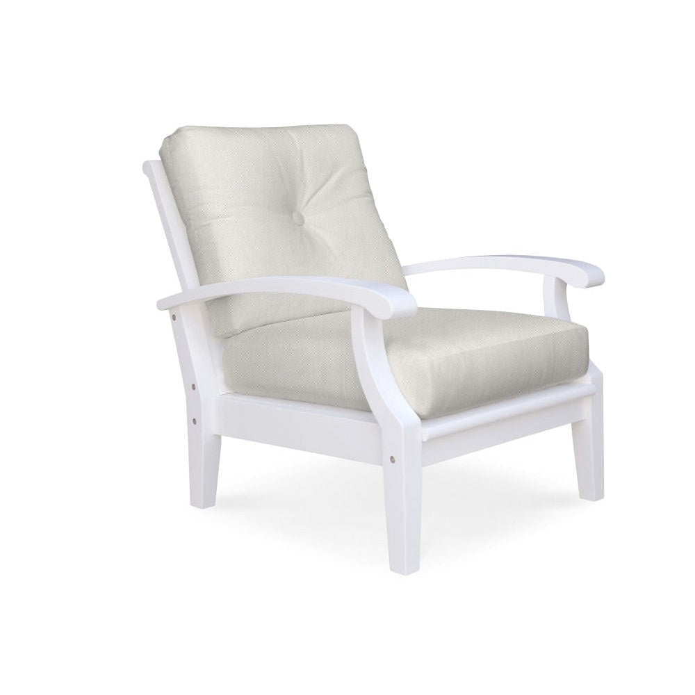 Douglas Nance Cayman White Deep Seating Club Chair DN2201W - BetterPatio.com