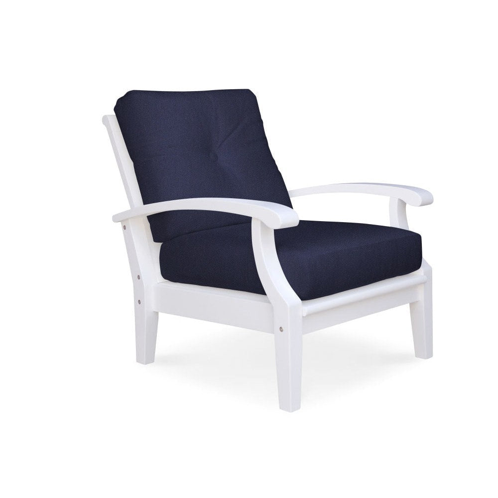 Douglas Nance Cayman White Deep Seating Club Chair DN2201W - BetterPatio.com