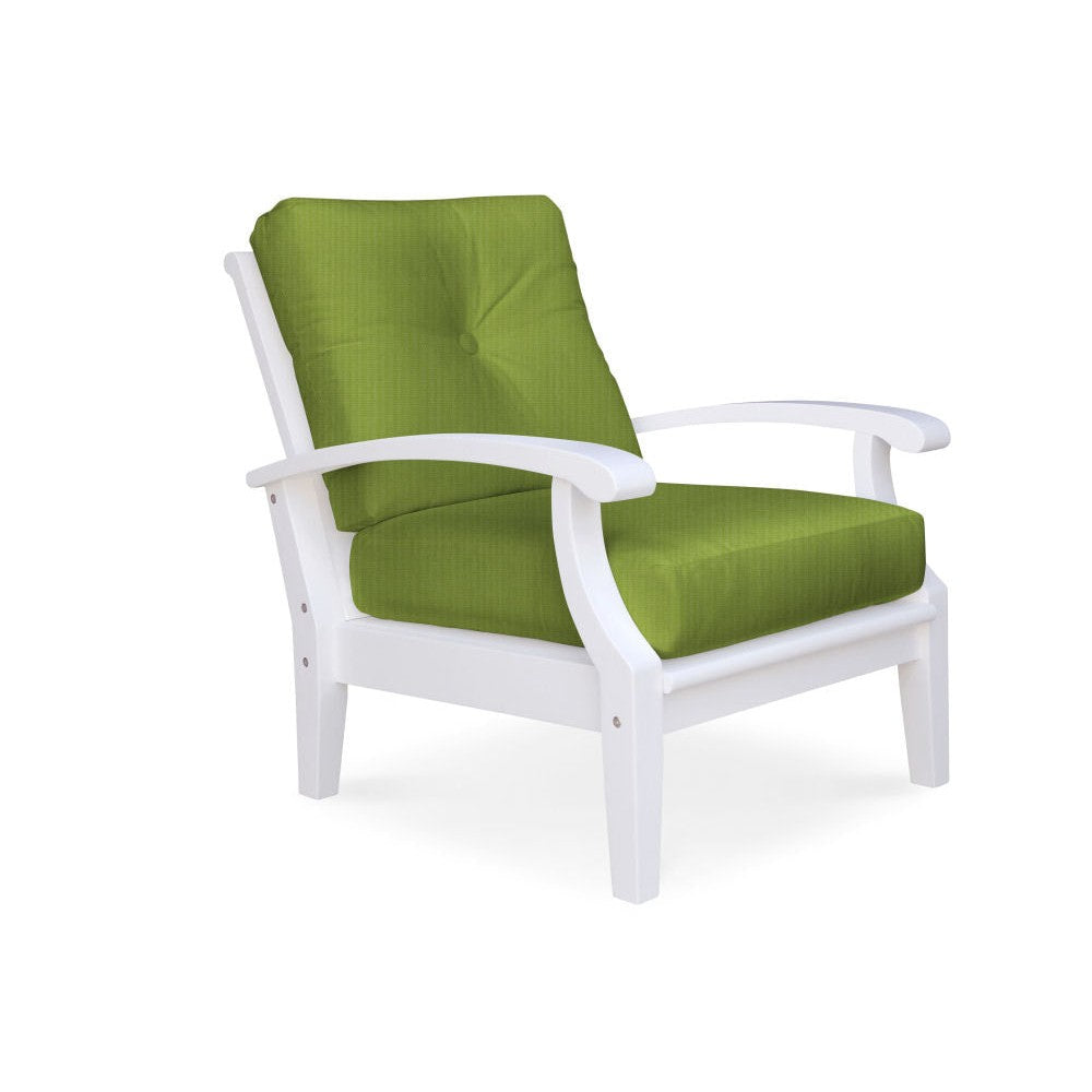 Douglas Nance Cayman White Deep Seating Club Chair DN2201W - BetterPatio.com