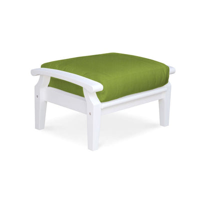 Douglas Nance Cayman White Deep Seating Ottoman DN2204W - BetterPatio.com