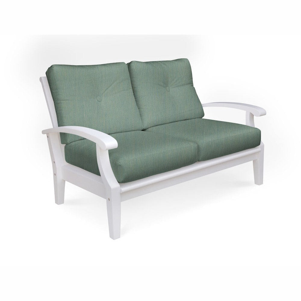 Douglas Nance Cayman White Deep Seating Loveseat DN2202W - BetterPatio.com