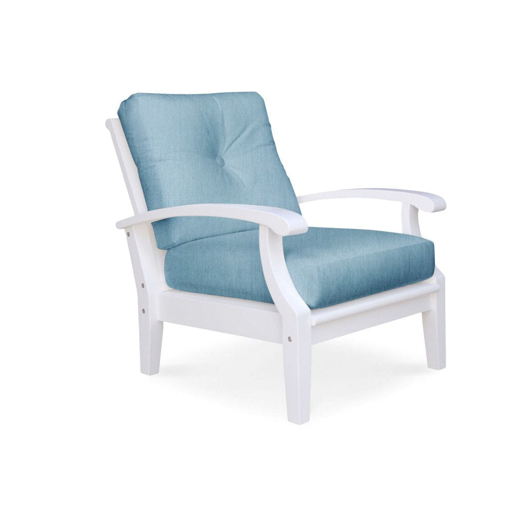 Douglas Nance Cayman White Deep Seating Club Chair DN2201W - BetterPatio.com