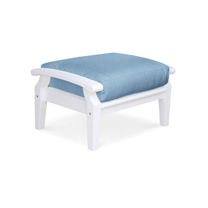 Douglas Nance Cayman White Deep Seating Ottoman DN2204W - BetterPatio.com