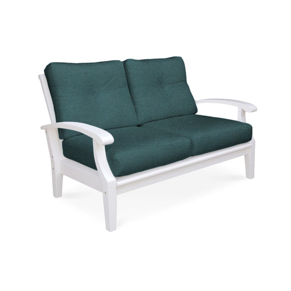 Douglas Nance Cayman White Deep Seating Loveseat DN2202W - BetterPatio.com