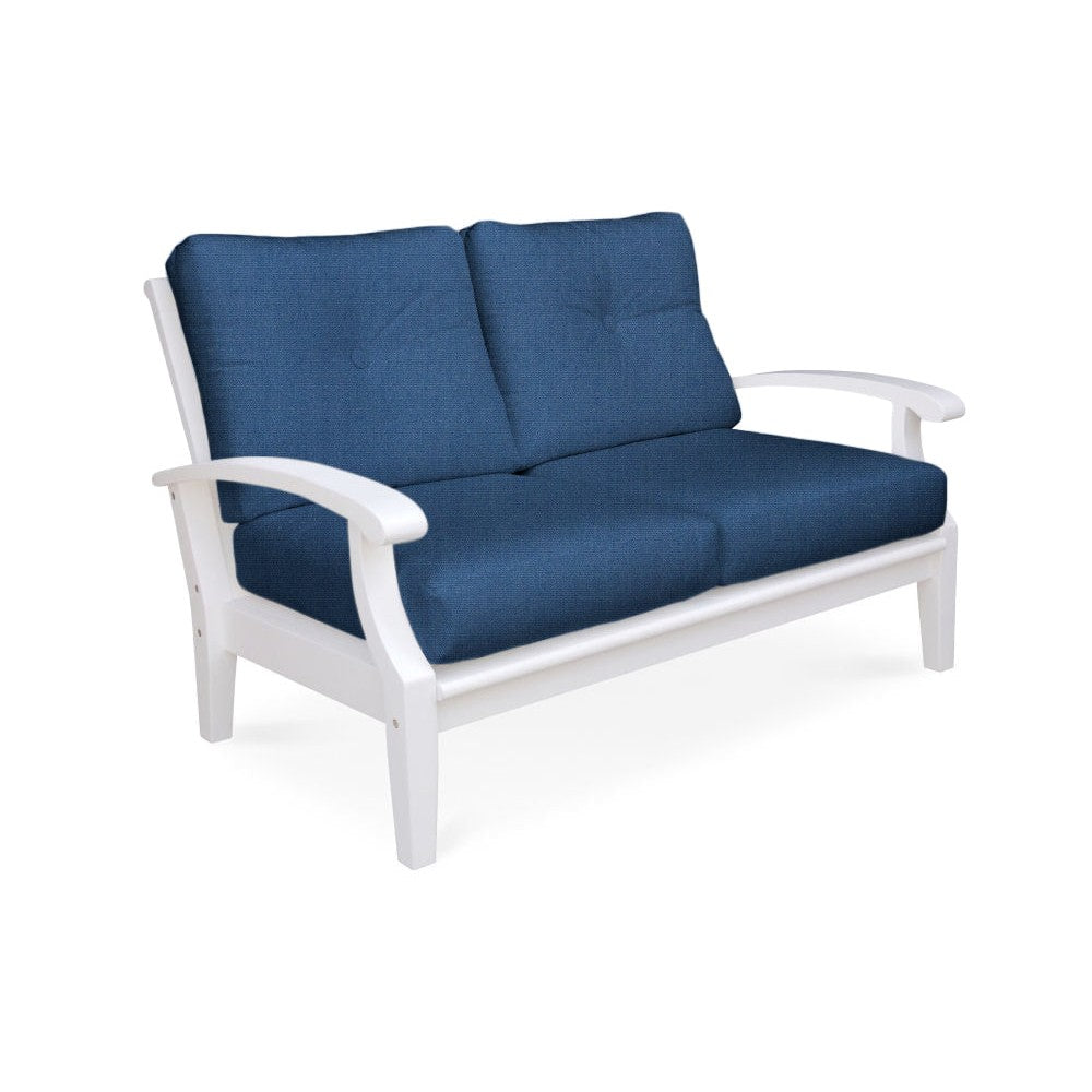 Douglas Nance Cayman White Deep Seating Loveseat DN2202W - BetterPatio.com