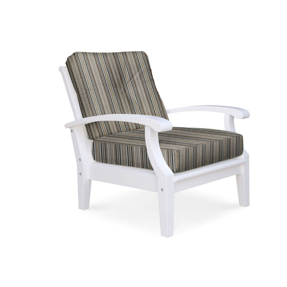 Douglas Nance Cayman White Deep Seating Club Chair DN2201W - BetterPatio.com
