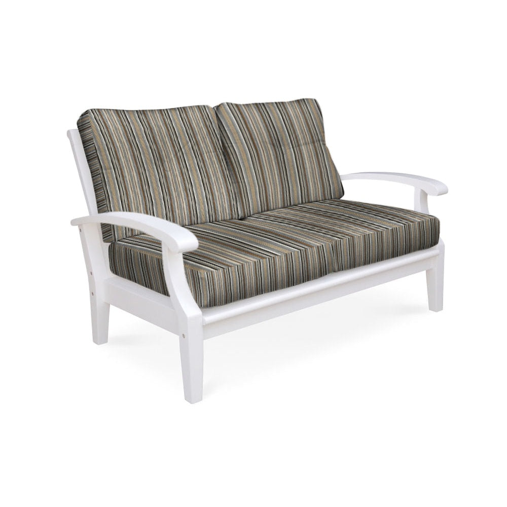 Douglas Nance Cayman White Deep Seating Loveseat DN2202W - BetterPatio.com