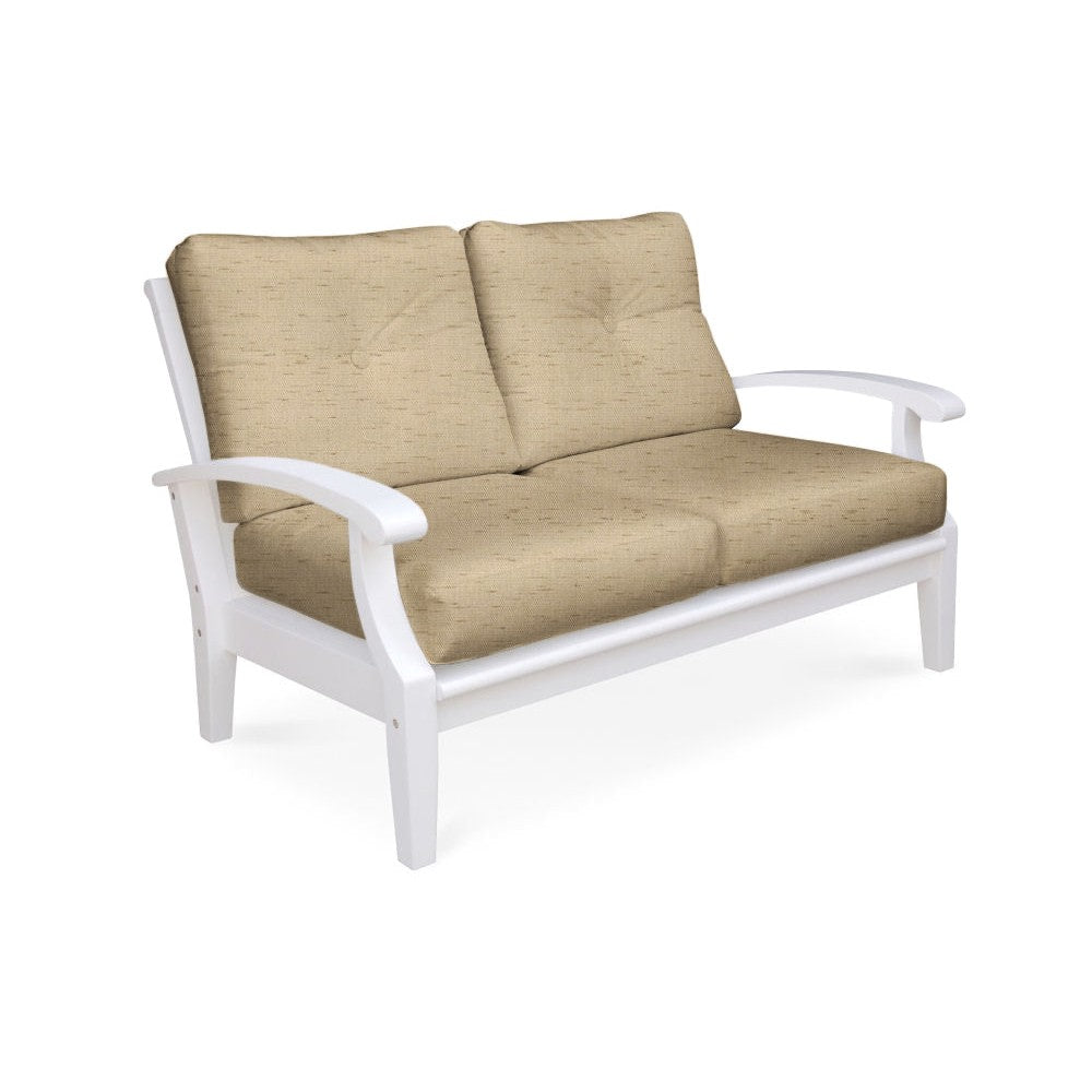 Douglas Nance Cayman White Deep Seating Loveseat DN2202W - BetterPatio.com