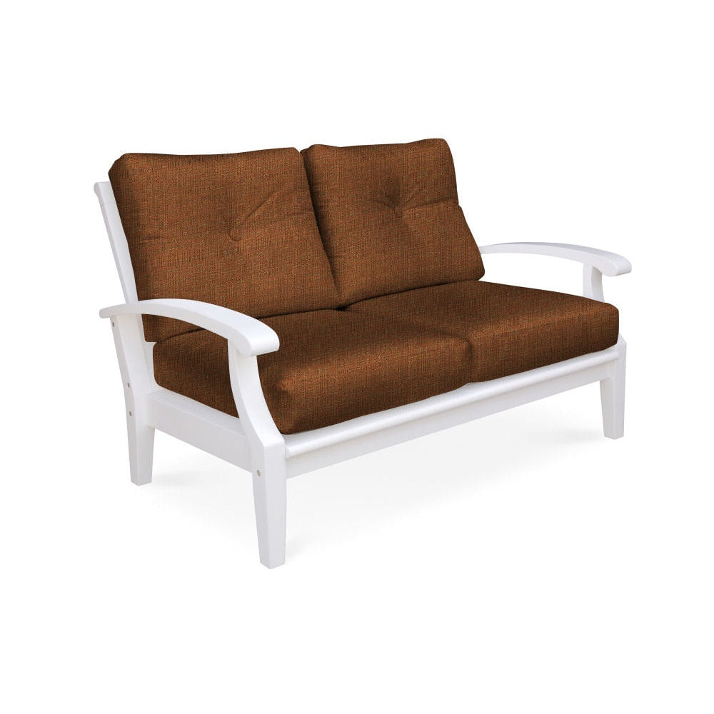 Douglas Nance Cayman White Deep Seating Loveseat DN2202W - BetterPatio.com