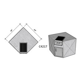Select And Connect Ready To Finish 42 Inch Standard Module With Double Burner and Single Access Door