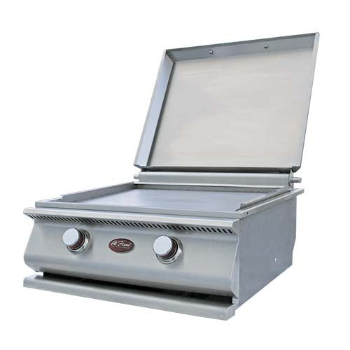 Cal FlameCal Flame 15 000 BTU 2-Burner Built-In Stainless Steel Hibachi Gas Grill BBQ19900P BBQ19900P- BetterPatio.com