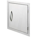 Cal Flame 18" Built-In Vertical Door, Steel (Silver) BBQ09841P-18