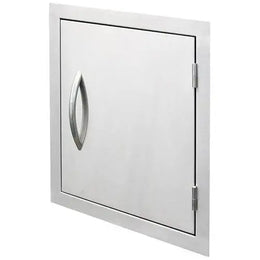 Cal Flame 18" Built-In Vertical Door, Steel (Silver) BBQ09841P-18