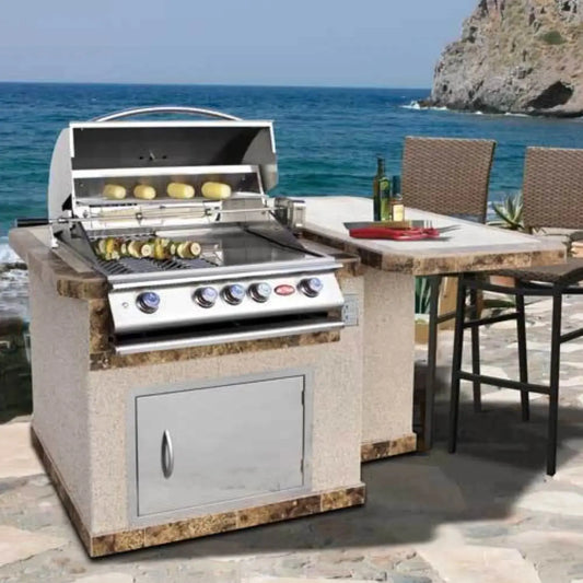 Cal FlameCal Flame 4 Ft. BBQ Island BBK402 LBK-402- BetterPatio.com