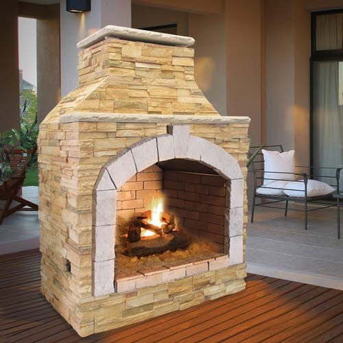 Cal FlameCal Flame 48 inch Outdoor Fireplace FRP-909-1 FRP-909-1- BetterPatio.com