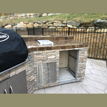 Cal Flame 15 foot Grand Pavilion Customizable BBQ Island GPV3100 // BetterPatio.com