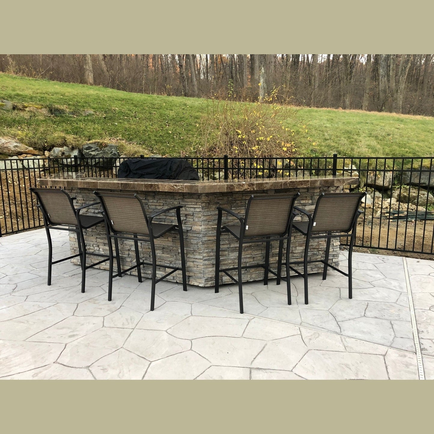 Cal Flame 15 foot Grand Pavilion Customizable BBQ Island GPV3100 // BetterPatio.com