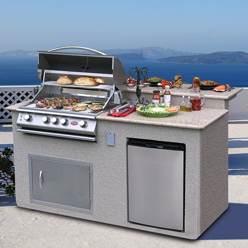 Cal FlameCal Flame Customizable 6 Foot BBQ Island Pavilion PV6016 PV6016- BetterPatio.com