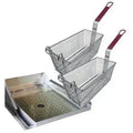 Cal Flame Deep Fryer Accessories Helper Set with Two Fryer Grill Accessories BBQ09902 