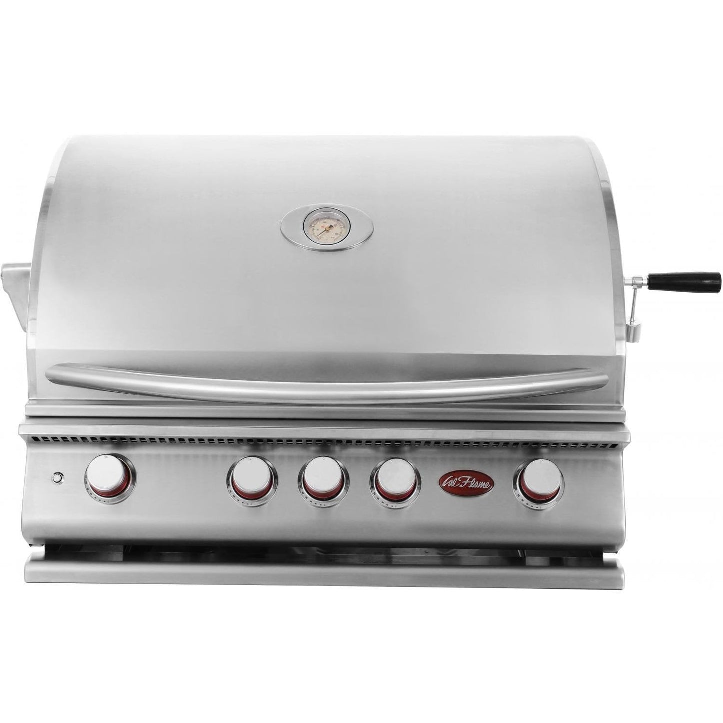 Cal Flame 7 foot Cultured Stone Grill Island with 4-Burner Gas Grill  // BetterPatio.com