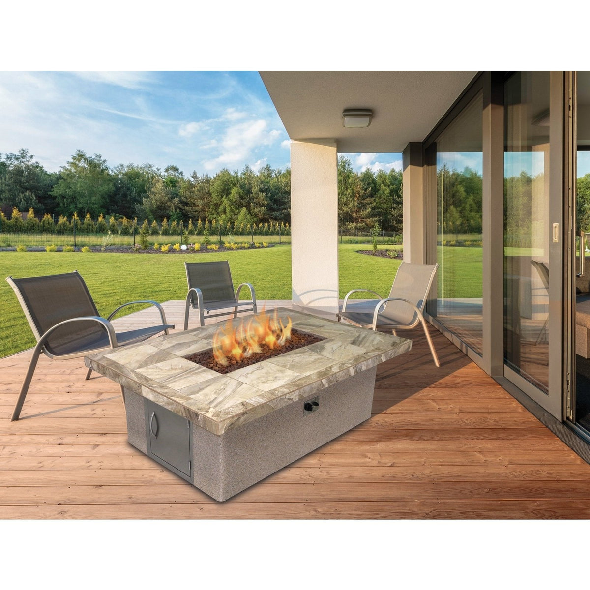 Cal FlameCal Flame Outdoor Fire pit 48 inch FPT-RT501M FPT-RT501M- BetterPatio.com