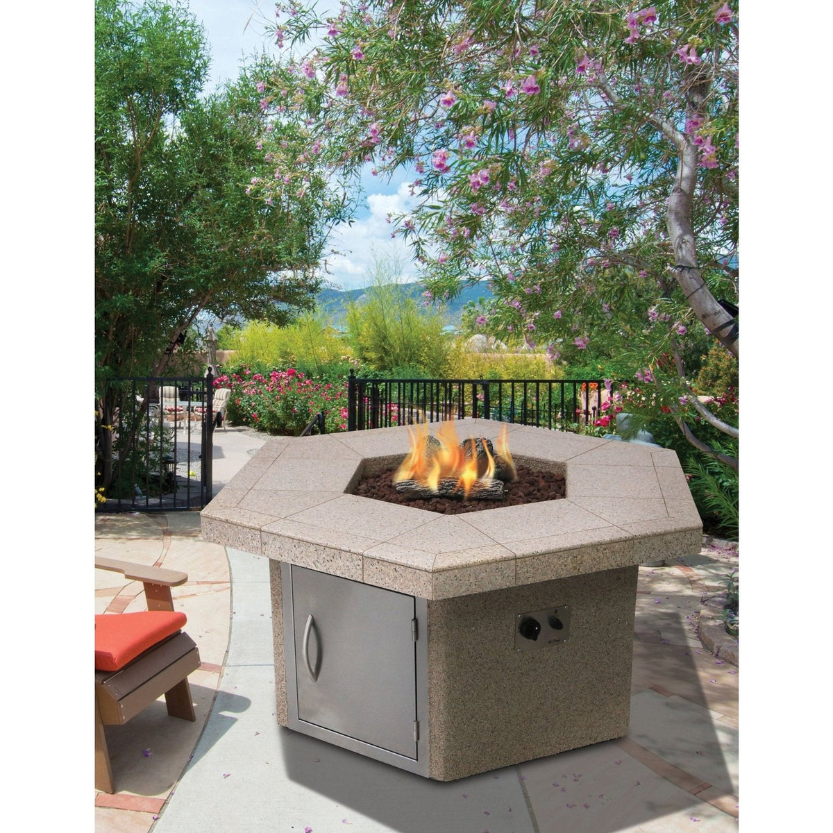 Cal FlameCal Flame Outdoor Fire Pit 55 inch FPT-H401M FPT-H401M- BetterPatio.com