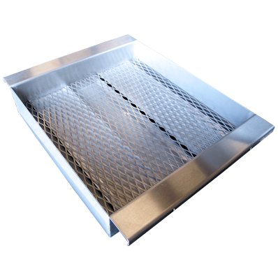 Charcoal tray for top gas grill