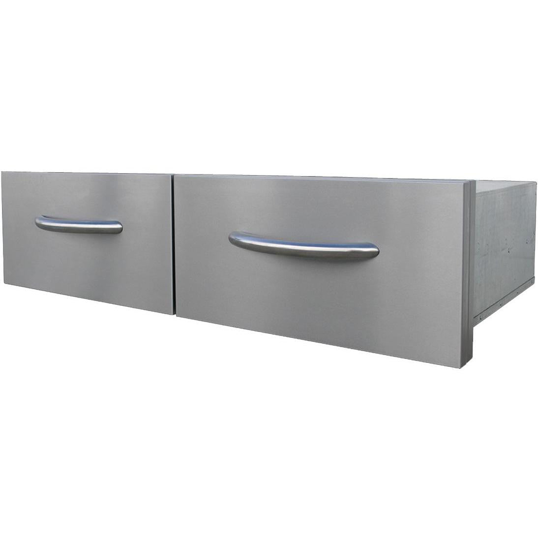 Cal Flame  Side by Side Double Access Drawers 39 inch BBQ08867 // BetterPatio.com