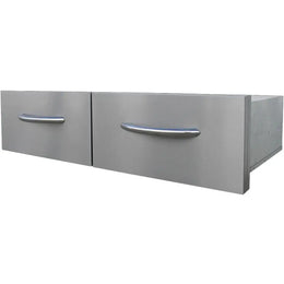 Cal Flame  Side by Side Double Access Drawers 39 inch BBQ08867