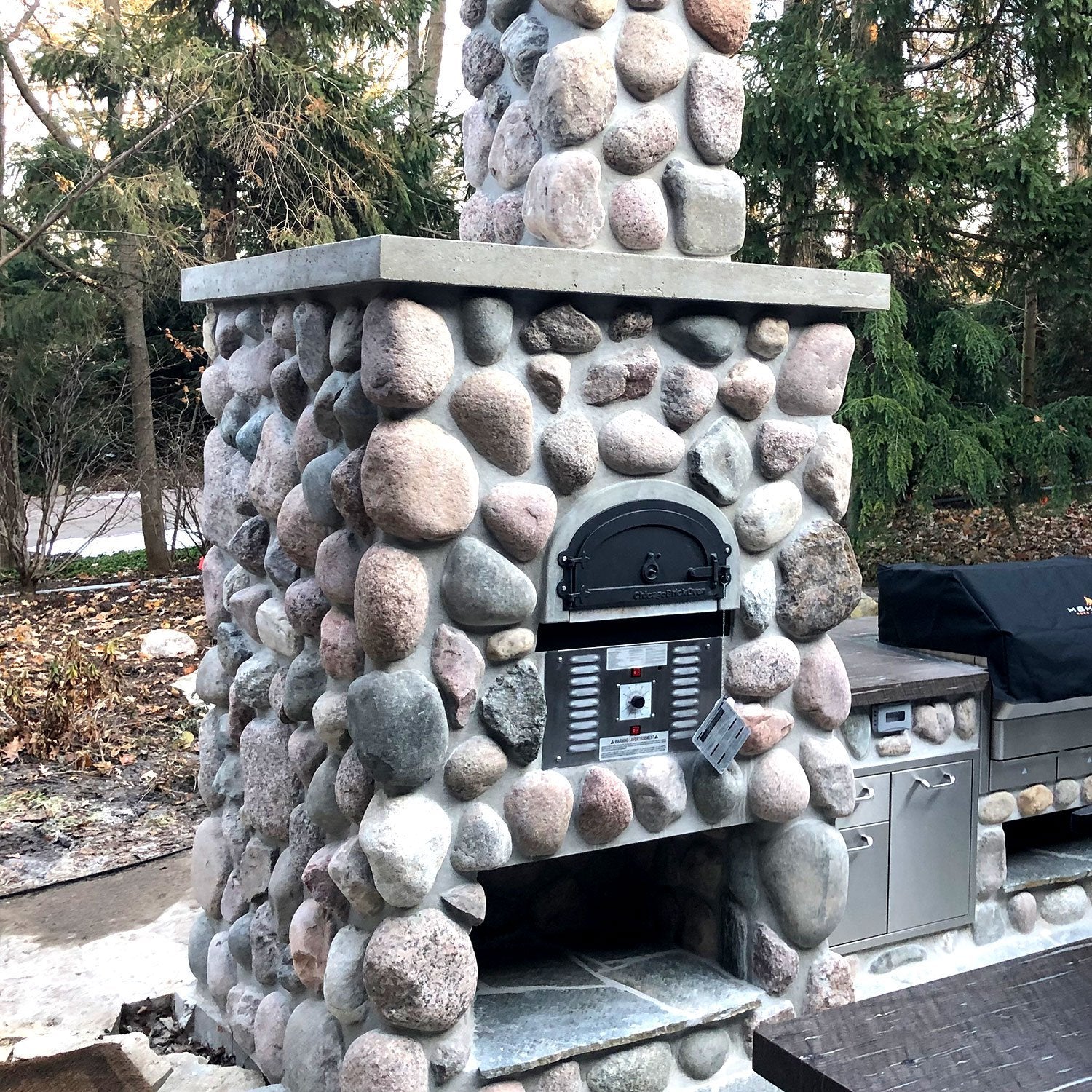 Chicago Brick OvenChicago Brick Oven 750 DIY Hybrid Wood and Gas Commercial Pizza Oven Kit CBO-O-KIT-750-HYB-NG-C-3K- BetterPatio.com
