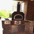Chicago Brick Oven 750 Hybrid Countertop Residential Gas and Wood Pizza Oven