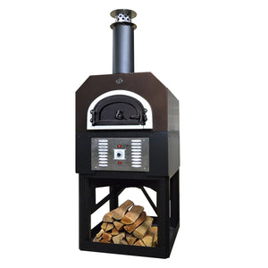 Chicago Brick OvenChicago Brick Oven 750 Hybrid Dual Fuel Gas or Wood Stand for Residential Pizza Oven CBO-O-STD-750-HYB-NG-SV-R-3K- BetterPatio.com