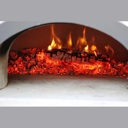Chicago Brick OvenChicago Brick Oven 750 Hybrid Dual Fuel Gas or Wood Stand for Residential Pizza Oven CBO-O-STD-750-HYB-NG-SV-R-3K- BetterPatio.com