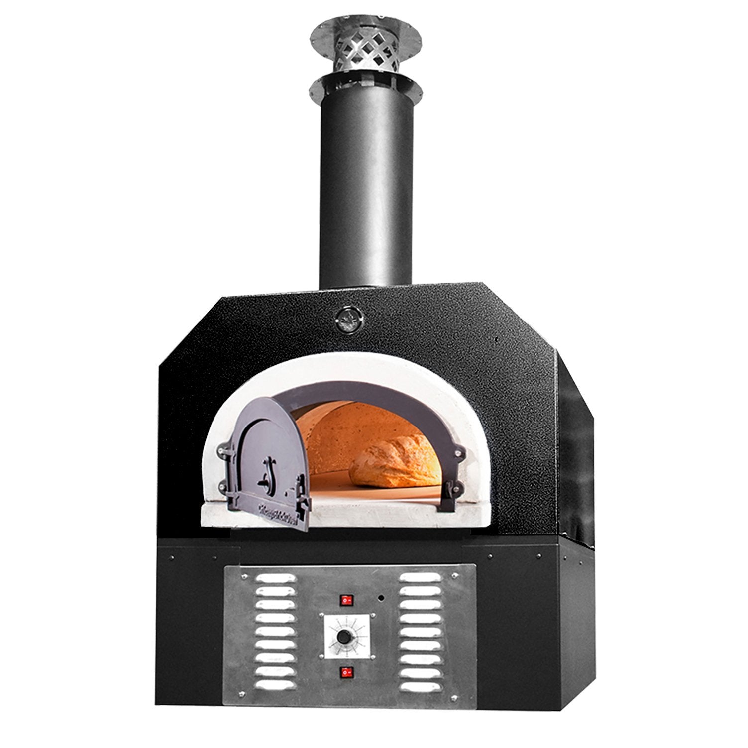 Chicago Brick OvenChicago Brick Oven 750 Hybrid Gas and Wood Commercial Countertop Pizza Oven with Skirt CBO-O-CT-750-HYB-NG-SB-C-3K-SKT- BetterPatio.com