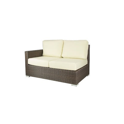 Source Furniture Lucaya Left Arm Loveseat, Espresso - BetterPatio.com
