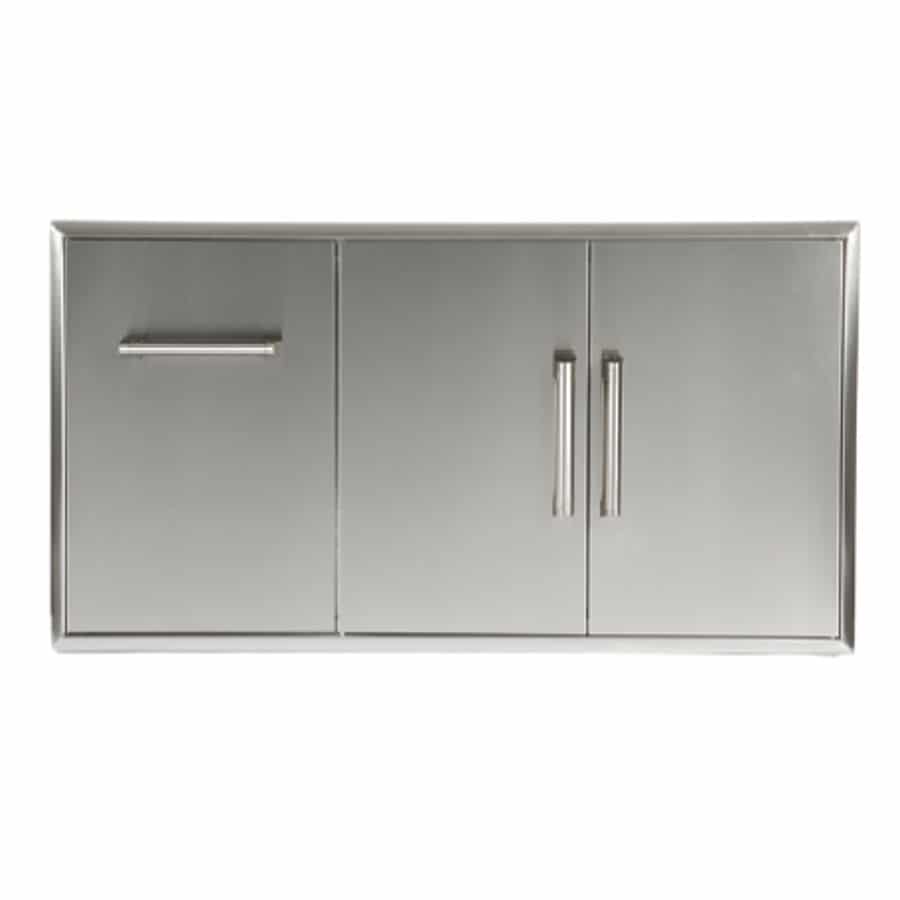 Coyote Outdoor LivingCoyote 45-Inch Double Access Doors With Roll Out Trash or Tank Drawer CCD-POD- BetterPatio.com