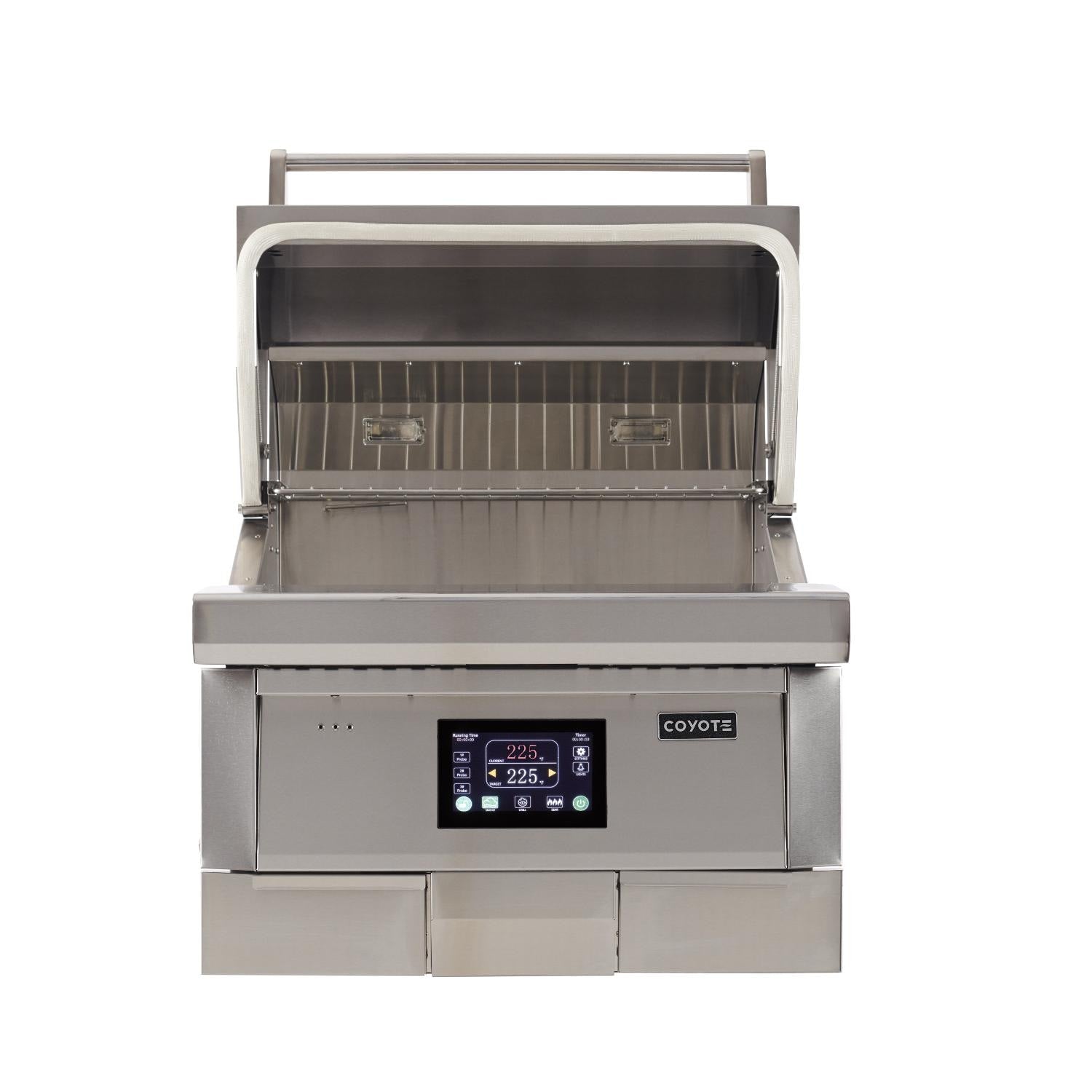 Coyote Outdoor LivingCoyote Outdoor 28 inch Pellet Grill, Built In or Freestanding C1P28- BetterPatio.com