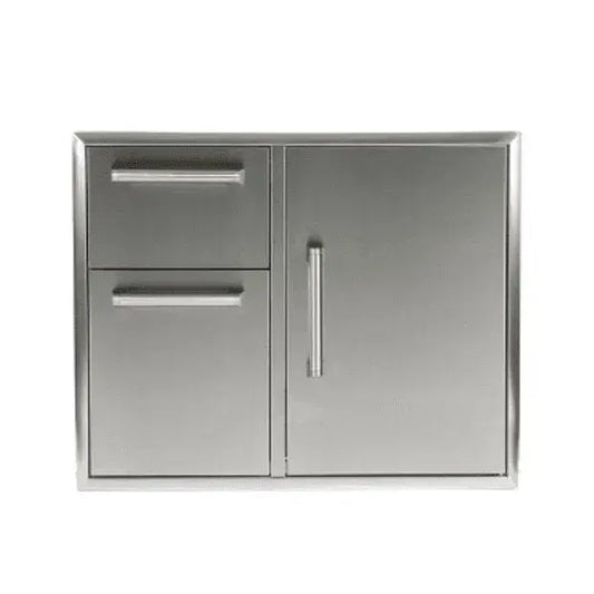 Coyote Outdoor LivingCoyote Outdoor 31 inch Combination Storage Door And Drawers Cabinet CCD-2DC31- BetterPatio.com