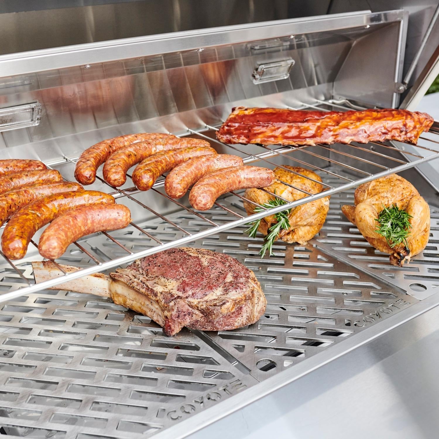 Coyote Outdoor LivingCoyote Outdoor 36 inch Freestanding Pellet Grill with Cart C1P36-FS- BetterPatio.com