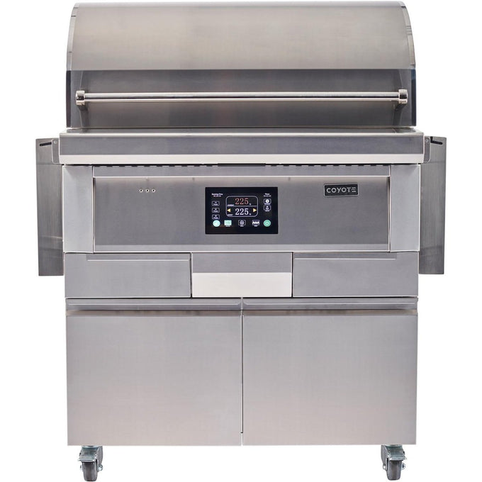 Coyote Outdoor LivingCoyote Outdoor 36 inch Freestanding Pellet Grill with Cart C1P36-FS- BetterPatio.com