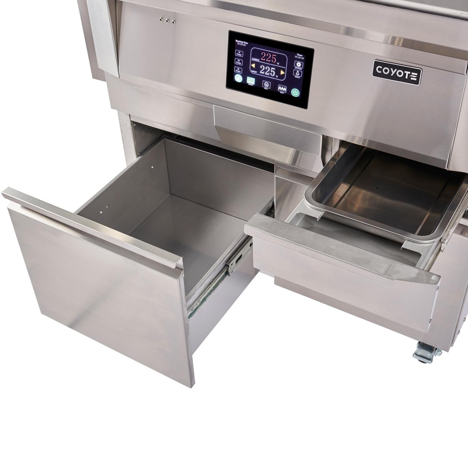 Coyote Outdoor LivingCoyote Outdoor 36 inch Freestanding Pellet Grill with Cart C1P36-FS- BetterPatio.com