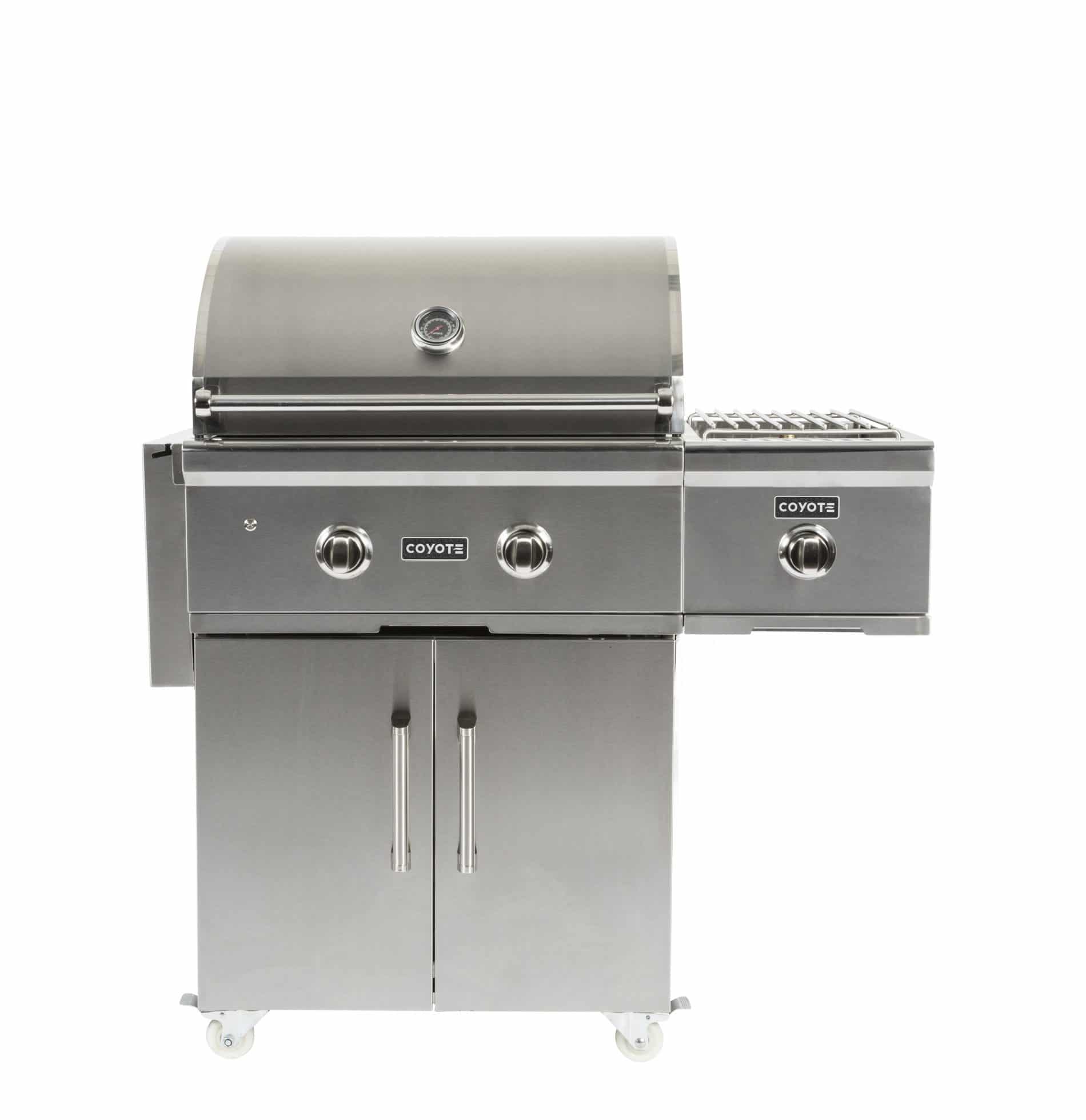 Coyote Outdoor LivingCoyote Outdoor C-Series 28 Inch Built In Grill with Two Infinity Burners C1C28LP- BetterPatio.com