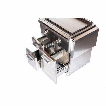 Coyote Outdoor LivingCoyote Outdoor Living 30 Inch Flat Top Grill C1FTG30-LP-CART- BetterPatio.com