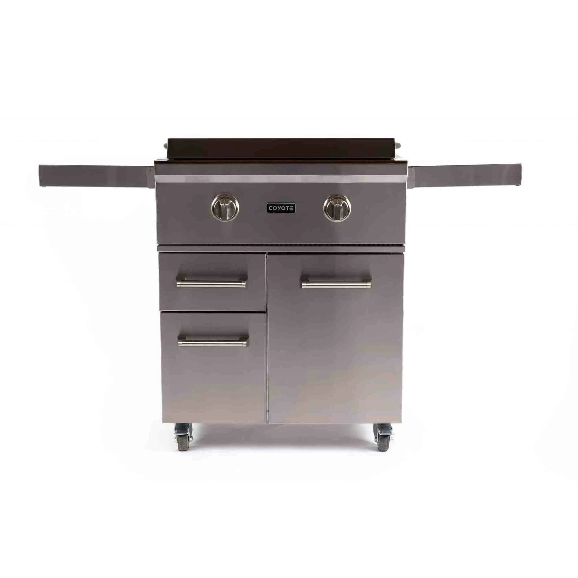 Coyote Outdoor LivingCoyote Outdoor Living 30 Inch Flat Top Grill C1FTG30-LP-CART- BetterPatio.com